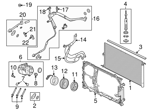 F-150 CONDENSER, COMPRESSOR & LINES