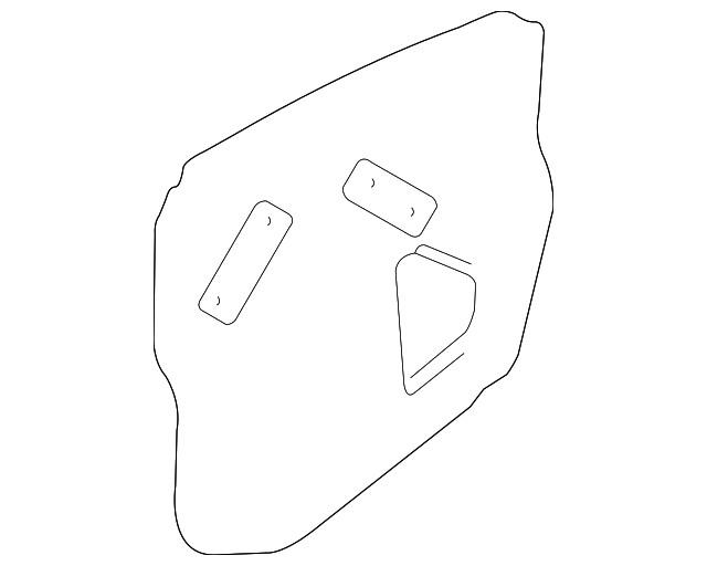 67832-53040 Деталь WATER DEFLECTOR, LEFT
