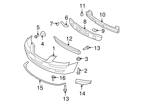 Sonata BUMPER & COMPONENTS - FRONT