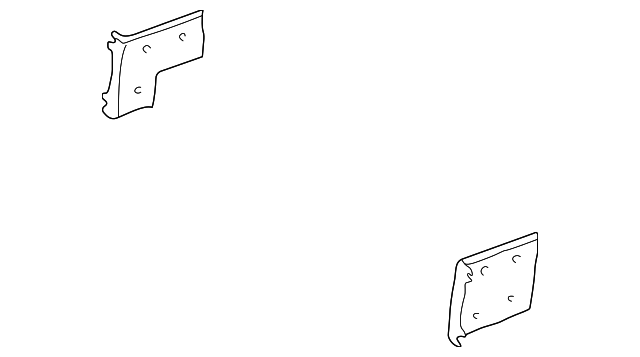 96175-26100 Деталь RADIO MOUNT BRACKET, LEFT