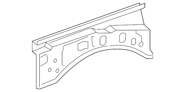 53706-04030 Деталь UPPER RAIL, LEFT