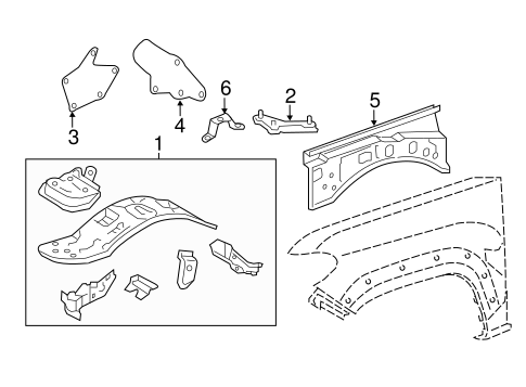 Tacoma INNER COMPONENTS