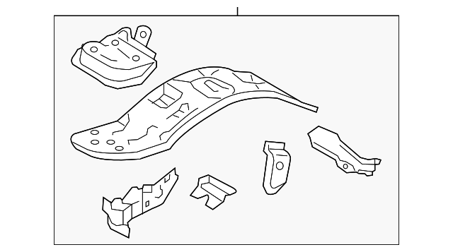 53708-04900 Деталь APRON ASSY, LEFT