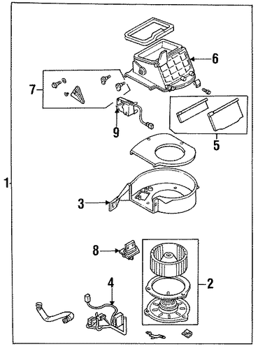 626 BLOWER MOTOR & FAN