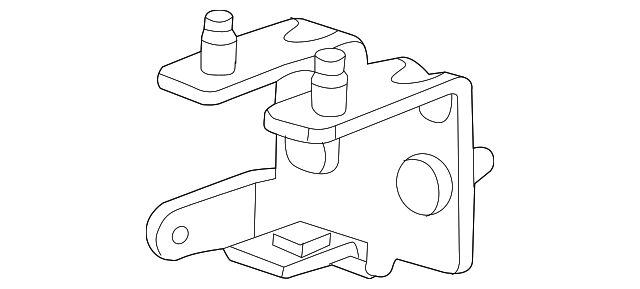12656674 Деталь VACUUM TANK BRACKET, RIGHT