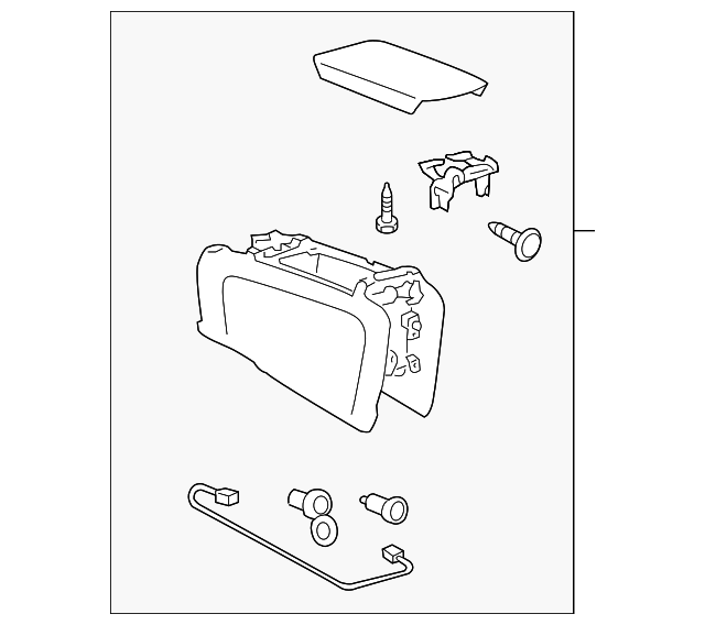58901-47060-B1 CONSOLE BODY