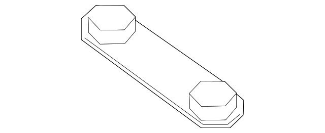 6508831AA Деталь TOW HOOK NUT PLATE, LEFT