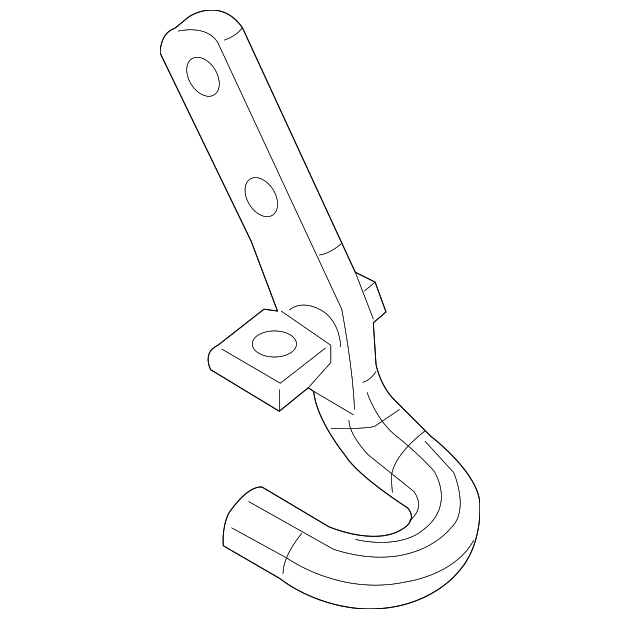 68186563AC Деталь TOW HOOK, LEFT