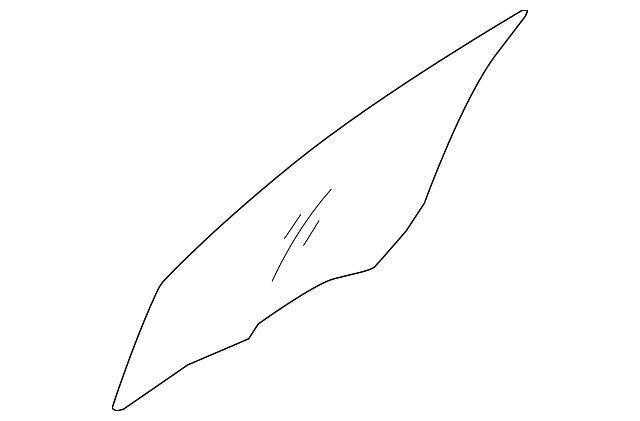 82421-1D000 Деталь DOOR GLASS, RIGHT
