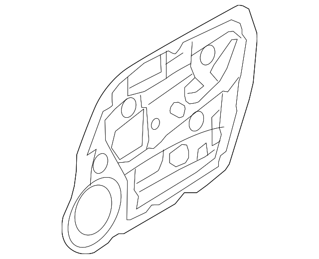 82401-1D010 Деталь WINDOW REGULATOR, LEFT