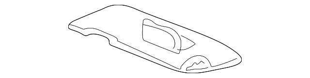 83280-S9A-A81ZA SUNVISOR ASSY., L. *NH425L* (MIRROR) (LI