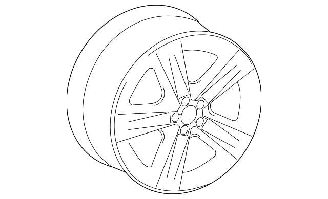 8P0-601-025-DL Деталь WHEEL, ALLOY