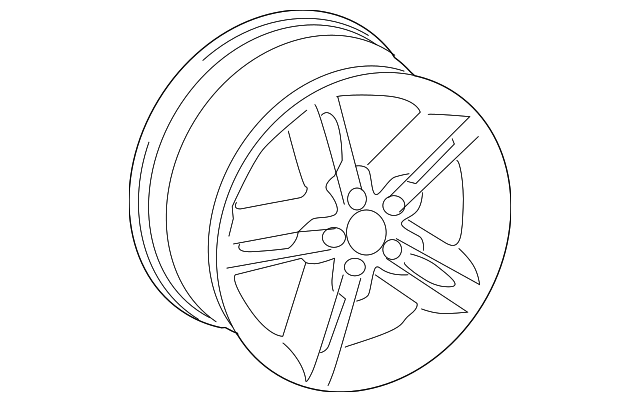 8P0-601-025-ED Деталь WHEEL, ALLOY