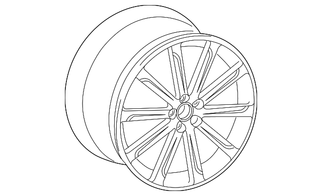 8P0-601-025-DR Деталь WHEEL, ALLOY
