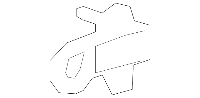 94730068 SEAT BELT GUIDE, LEFT