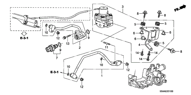 CIVIC SEDAN PRESSURE REGULATOR