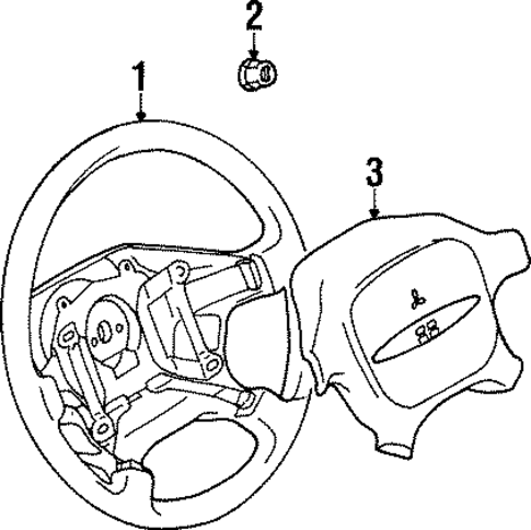 Mirage STEERING WHEEL & TRIM