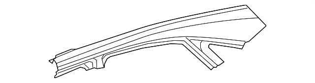 61202-78020 Деталь OUTER RAIL, LEFT