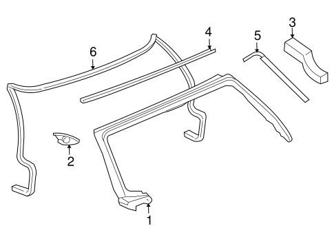 Viper WINDSHIELD HEADER & COMPONENTS
