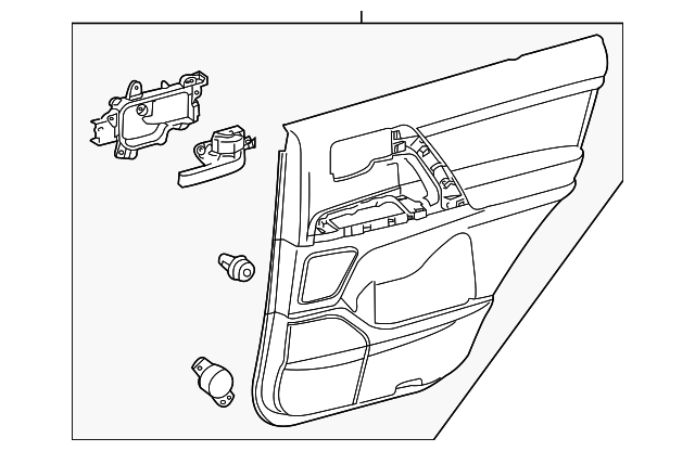 67630-60B61-E0 Деталь DOOR TRIM PANEL, RIGHT
