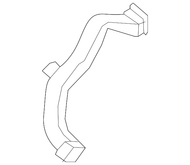 27810-3TA0A Деталь DEFROSTER NOZZLE, LEFT