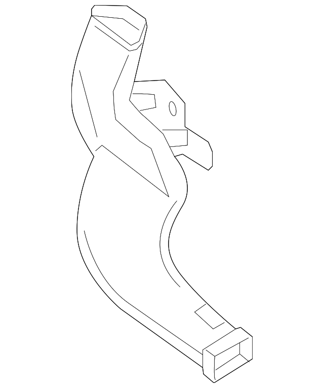 27833-JA100 Деталь FLOOR DUCT, LEFT