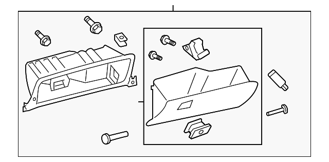 55303-07010-B2 Деталь GLOVE BOX ASSY