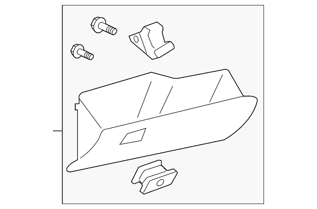 55501-07010-B2 Деталь GLOVE BOX DOOR
