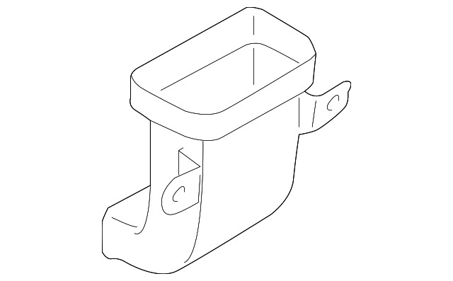 5G0-863-250-B Деталь REAR DUCT