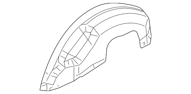 5115160AA Деталь INNER WHEELHOUSE, RIGHT
