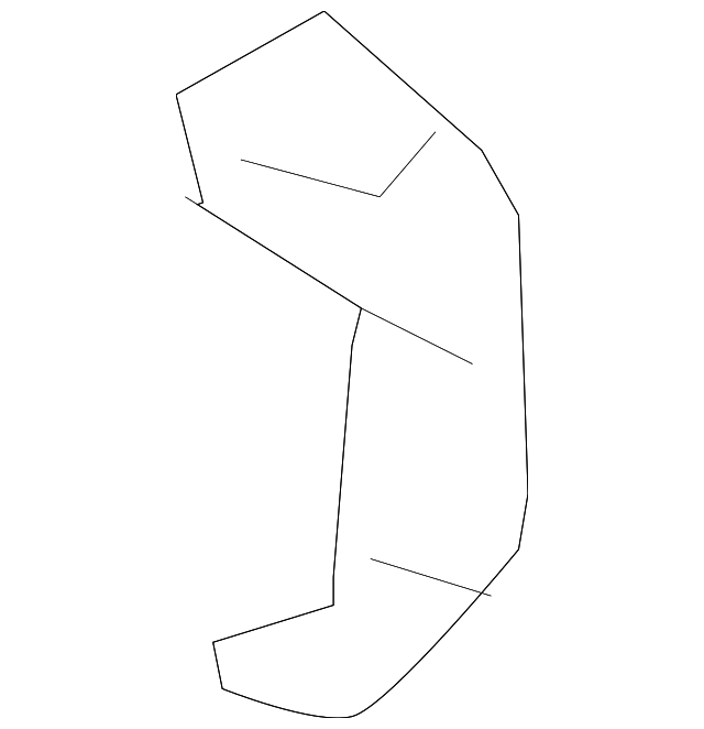 5115859AA Деталь INNER WHEELHOUSE BRACKET, RIGHT