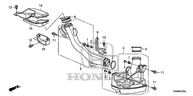 ELECTRICAL / EXHAUST / HEATER / FUEL/RESONATOR CHAMBER (L4) for 2008 Honda ACCORD SEDAN #1