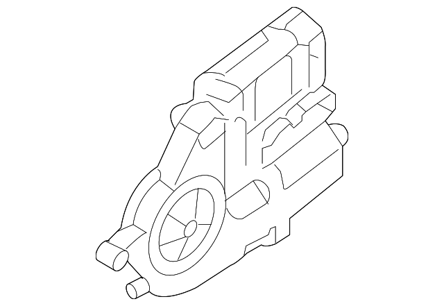 8P4-959-802-D Деталь WINDOW MOTOR, RIGHT
