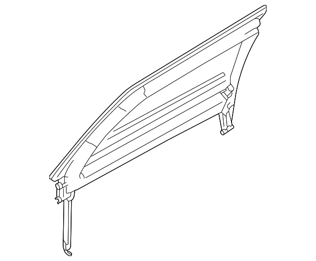 8P4-839-630-B Деталь WINDOW FRAME, RIGHT