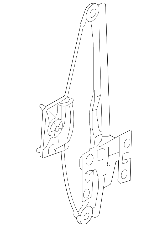 8P4-839-462-B Деталь WINDOW REGULATOR, RIGHT