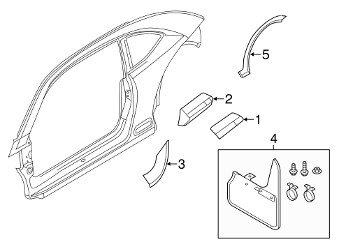 Beetle EXTERIOR TRIM - QUARTER PANEL
