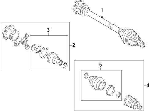 A7 Quattro AXLE SHAFTS & JOINTS