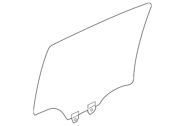15237439 Деталь MOVEABLE GLASS, LEFT