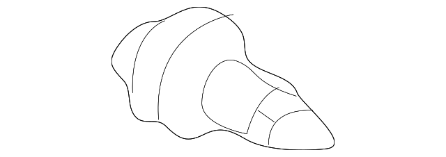 14101262 Деталь DEFLECTOR RETAINER, RIGHT