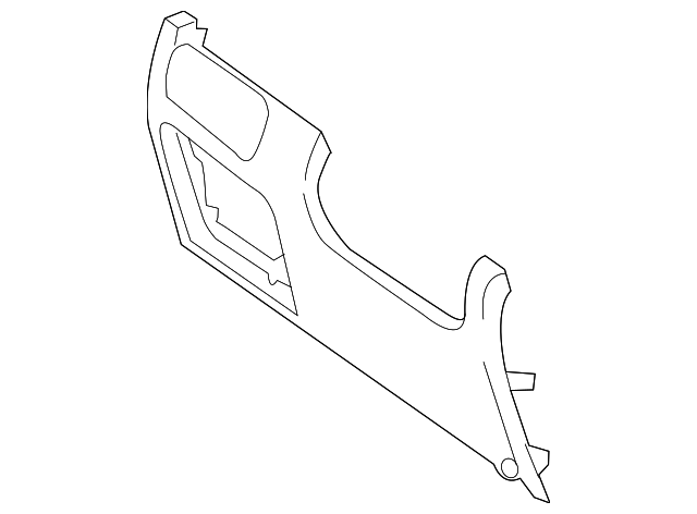 84750-1W000HU Деталь LOWER CLMN COVER