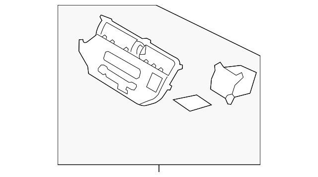84740-1W135AK5 Деталь CENTER BEZEL