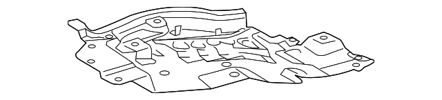 51408-60030 Деталь FRONT SHIELD, RIGHT