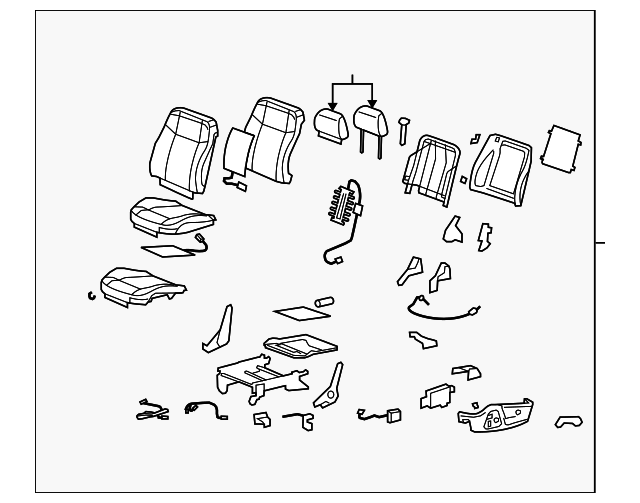 20869308 Деталь SEAT ASSY, LEFT