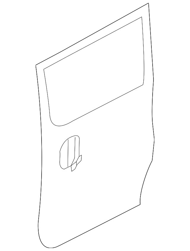 19317128 Деталь OUTER PANEL, RIGHT
