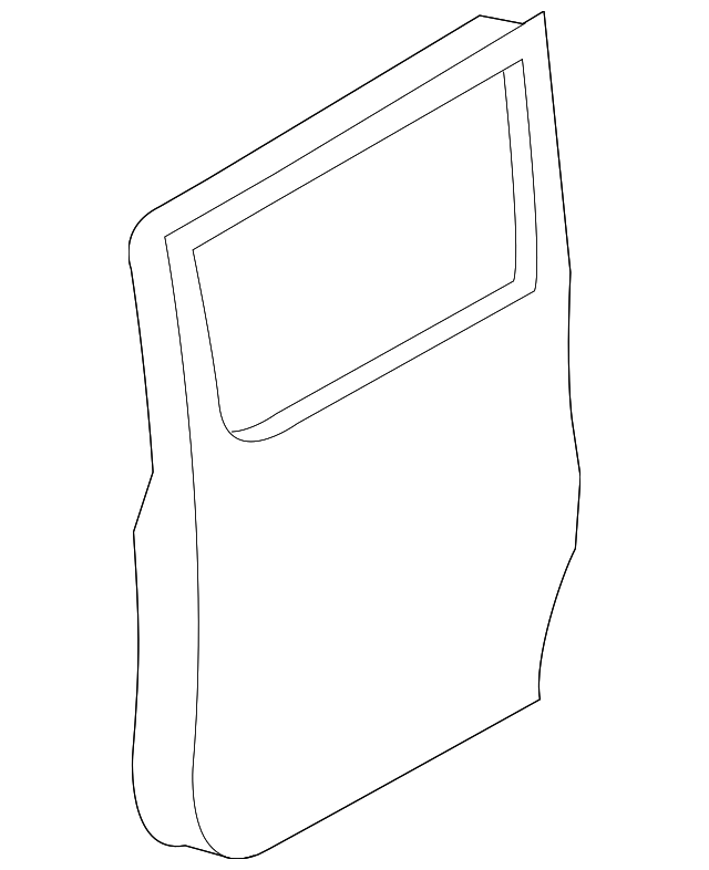 19316535 Деталь DOOR SHELL, RIGHT