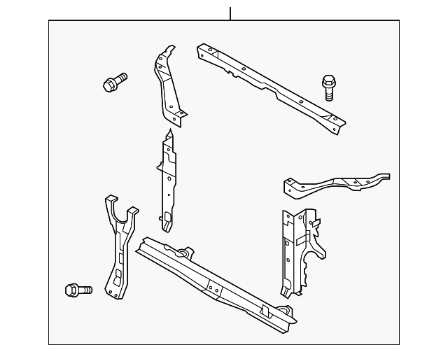53029AJ16B9P Деталь RADIATOR SUPPORT