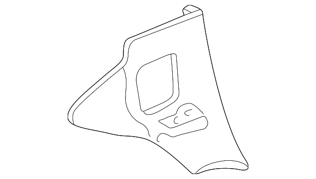 15744969 COWL KICK PANEL, LEFT