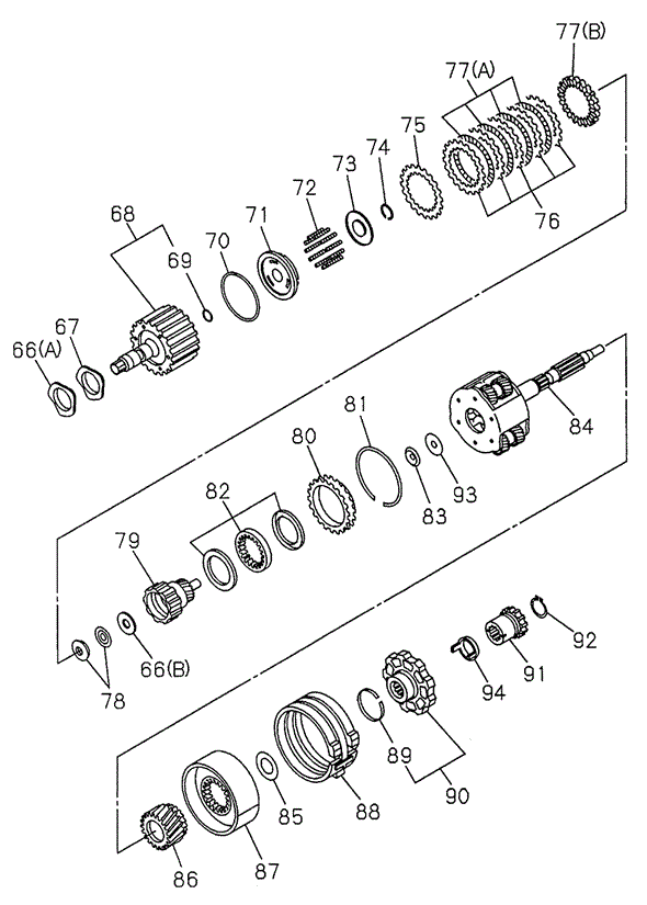 TRANSMISSION - AUTOMATIC/AT CLUTCH (2) for 1998 Honda PASSPORT #1