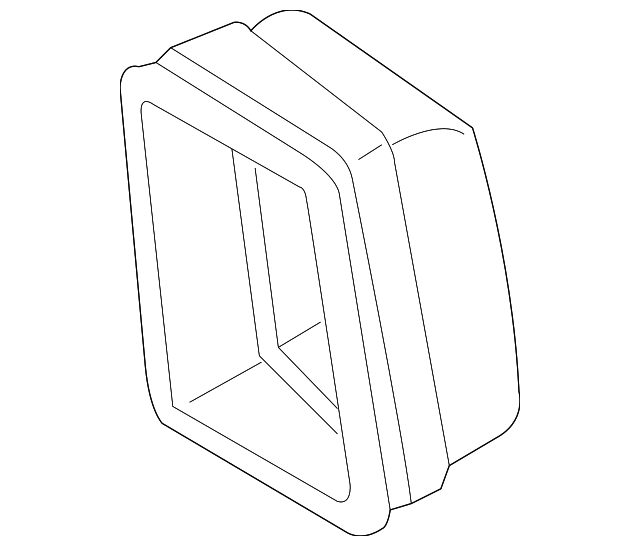 1C0-943-137 Деталь LICENSE LAMP RETAINER, LEFT