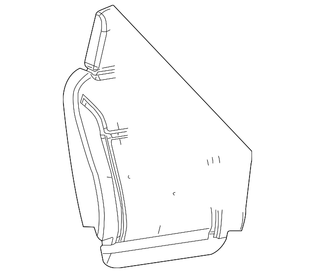 89041580 SEAT BACK PAD, RIGHT